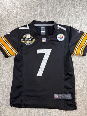 NFL Black & Yellow Kids' Pittsburgh Steelers #7 Roethlisberger Jersey